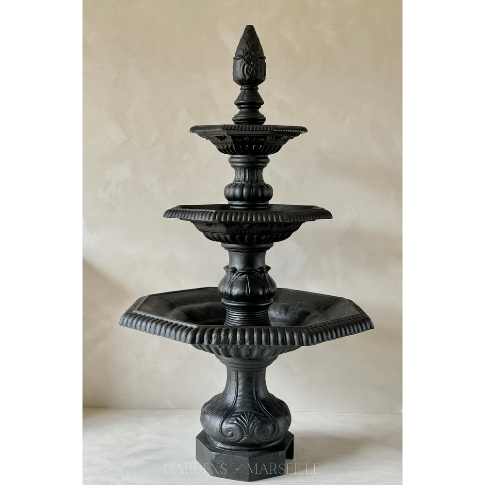 The Claremont 3-Tier Cast Iron Fountain