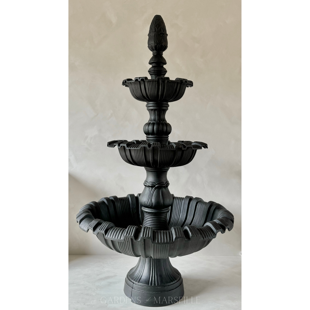 The Emiliana 3-Tier Cast Iron Fountain